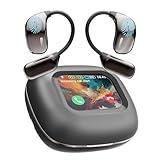 AI Translation Earbuds Real Time 144 Languages, LCD Touch Screen Open Ear Wireless Bluetooth Translator Earbuds, Audifonos Traductores Inglés Español, with APP Translating Device