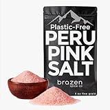 Plastic-free Peru Pink Salt, 3 oz Artisanal Fine Ground Table and Cooking Salt | Better than Himalayan and Sea Salt | 100% Organic, Real, Pure, Unrefined, Kosher Salt from an Ancient Spring with Minerals Ethically Sourced from High in the Peruvian Andes Mountains
