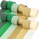 12 Rolls Crepe Paper Streamers, 12 Colors Streamers Party Decorations, Crepe Paper Roll for Colorful Birthday Party Supplies, DIY Craft Christmas Halloween Wedding Various Holiday Decorations