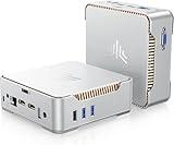 KAMRUI GK3Plus Mini PC, 16GB RAM 512GB M.2 SSD Mini Computers,12th Gen Alder Lake N95 (up to 3.4GHz) Micro PC, 2.5''SSD, Gigabit Ethernet, 4K UHD, WiFi, BT, VESA/Home/Business Mini Desktop Computers