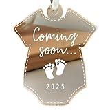 Pregnancy Announcement Ornament 2025 - Baby Announcement Ornament 2025 - Expecting Parents Christmas Ornament - New Baby Ornament 2025