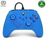 PowerA Wired Controller for Xbox Series X|S - Blue, gamepad, video game/gaming controller, works with Xbox One, Officially Licensed