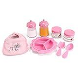 Melissa & Doug Mine to Love Time to Eat Doll Accessories Feeding Set (8 pcs) , Pink