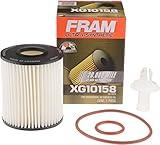 FRAM Ultra Synthetic Automotive Replacement Oil Filter, Designed for Synthetic Oil Changes Lasting up to 20k Miles, XG10158 (Pack of 1)