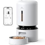 PETLIBRO Automatic Cat Feeder, 5G WiFi Automatic Dog Feeder with Freshness Preservation, 5L Timed Cat Feeder with Low Food Sensor, Up to 10 Meals Per Day, Granary Pet Feeder for Cats, White