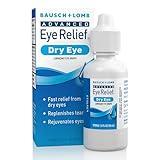 Bausch + Lomb Advanced Eye Relief, Lubricant Eye Drops for Dry Eyes, Moisturizing & Soothing, Replenishes Tears for Fast Relief, 1 Fl Oz