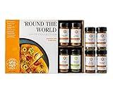 Savory Spice 'Round the World Spice Collection | 8-Jar Gift Set of International Spices & Seasonings - Includes (8) Global, Unique & Exotic Spices from Around the World