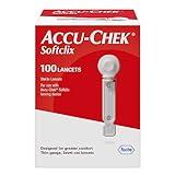 Accu-Chek Softclix Diabetes Lancets for Diabetic Blood Glucose Testing (Pack of 100) (Packaging May Vary)