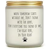 Dog Memorial Gifts for Loss of Dog, Pet Memorial Gifts, Pet Loss Gifts, Sympathy Candle Gift for Cats Dogs Passing Away, Bereavement Remembrance Grief Condolence Gifts for Dog Lovers Friends Familes