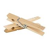 WOOLITE Laundry 360 48 Count Birch Wood Clothespins, Natura