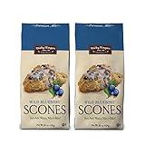 English Scone Mix, Wild Blueberry by Sticky Fingers Bakeries – Easy to Make English Scones Fresh Baked, Makes 12 Scones (2pk)