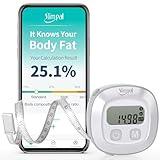 Slimpal Smart Body Tape Measure, FSA HSA Eligible Approved Measuring Tape for Body Measurements Device, Retractable Bluetooth Monitoring Body Fat BMI Tool for Fitness Shape & Weight Loss