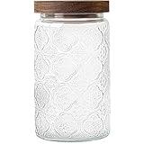 32Oz Glass Jar with Lid, Candy jar, Cute jar, Vintage Glass Storage Jar for Sugar, Coffee, Tea, Spice, Flour, Candy Cookie, Pasta, Cereal