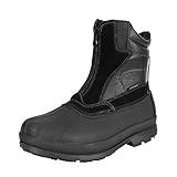 NORTIV 8 Men's 170410 Black Insulated Waterproof Construction Hiking Winter Snow Boots Size 10.5 M US