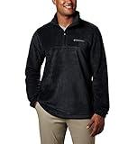 Columbia Men's Steens Mountain Half Zip Fleece, Black, Large