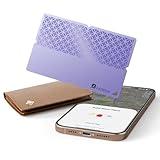 2025 [Apple MFi Certified] (iOS Only) Bluetooth Tracker Smart Finder for Apple Find My, iPhone Card Wallet Finder GPS Tracker, 5-10 Years Battery, Keys Finder and Item Locator for Keys, Bags, Passport