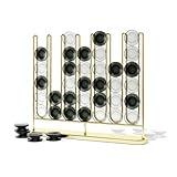 Umbra STAX Four-in-a-Row Game, Brass