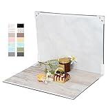 Photo Backdrop Board Product Photography: 7pcs 14patterns Table Top Food Background Kit - Flat Lay Props for Jewelry.(Small Size 16x11.5in)