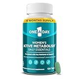 One A Day Women's Active Metabolism Daily Essential, Multivitamin for Women, Metabolism Support, Vitamins for Women with All 8 B-Vitamins, Vitamin D, Magnesium & More,120 Count