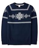 Gymboree,Holiday Long Sleeve Sweater,Navy Snowflake,XXLarge (Adult)