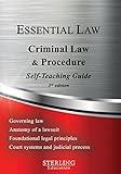 Criminal Law & Procedure: Essential Law Self-Teaching Guide (Essential Law Self-Teaching Guides)