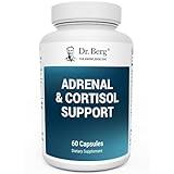 Dr. Berg Adrenal & Cortisol Capsules - Adrenal Supplement & Cortisol Manager - Mood, Focus, Relaxation and Stress Support - Adrenal Supplements with Ashwagandha Extracts - 60 Capsules