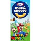 Kraft Mac & Cheese Macaroni and Cheese Dinner with Super Mario Power-Up Pasta Shapes (5.5 oz Box)