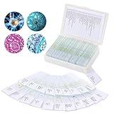 OOZSTAR 30 Microscope Slides with specimens, Plants, Insects, Animal Cell Samples for use in Biological Science Labs for Children, Students and homeschools