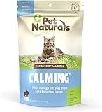 Pet Naturals Calming Chews for Cats, 30 Chews - Behavioral Support and Anxiety Relief for Travel, Boarding, Vet Visits and High Stress Situations