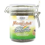 Meowijuana | Catnip Pawty Mix Jar | Premium Organic Catnip | Grown in North America | Irresistible Blend for Feline Entertainment | Perfect for Cat Toys | Fresh Catnip for Extended Playtime