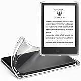 CoBak Clear Case Exclusively for 6 Inch Kindle 2024 and 2022 Releases (11th Generation) - Ultra Slim Soft TPU Transparent Cover, Lightweight and Durable Protection