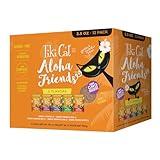Tiki Cat Aloha Friends Variety Pack, Meaty Flavors Mixed with Pumpkin, Wet, High-Protein & High-Moisture Cat Food, For All Life Stages, 2.5 oz. Pouch (Pack of 12)