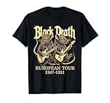 Black Death European Tour, Ren Faire Medieval History Goth T-Shirt
