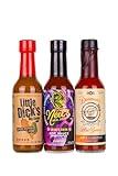 Hot Ones Season 25 Warmup Pack Lineup, Mild Flavor Hot Sauce Variety Pack Made With Natural Ingredients:, Perfect For Superfans & Mini Wing Challenge, 5 fl oz Bottles (3-Pack)