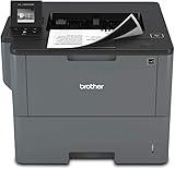 Brother HL-L6300DW Wireless Monochrome Single-Function Laser Printer, Gray - Print only - 48 ppm, 1200 x 1200 dpi, 256MB Memory, Auto Duplex Printing, 520 Sheet, Ethernet, CBMOUN Printer Cable