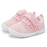 BMCiTYBM Baby Shoes Boys Girls Mesh Sneakers Infant Breathable Walking Shoes Lightweight Non-Slip First Walkers 6 9 12 18 24 Months Pink Size 12-18 Months Infant