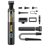 Fanttik Slim V8 Apex Cordless Car Vacuum, 19000PA Suction Power, 4 in 1 Portable Mini Vacuum, Type-C Charge, 2 Suction Modes, Handheld Vacuum for Car, Office Desk, Keyboards, Black