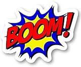 Boom - Comic Book Art stickers Window Truck Car Vinyl Bumper Sticker Decal 5''