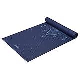 Gaiam Yoga Mat Premium Print Extra Thick Non Slip Exercise & Fitness Mat for All Types of Yoga, Pilates & Floor Workouts, Celestial Blue, 6mm , 68"L x 24"W x 6mm