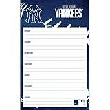 Turner Licensing New York Yankees 2021 Weekly Sports Fan Planner, Blue, 9.5 x 6 inches