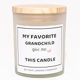 Gifts for Grandma Grandpa from Granddaughter or Grandson，Gifts for Grandma, Best grandmather Gift, Mother Day Gift, Birthday Present, Jasmine Candles