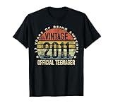 Vintage 2011 Official Teenager 13th Birthday Gifts 13 Yr Old T-Shirt