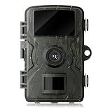 Trail Camera, 36MP 2K 0.1S Trigger Motion Activated,Game Hunting Camera with Night Vision IP66 Waterproof 2.0''LCD 90° Cam Lens for Outdoor Scouting Wildlife Monitoring Home Security, Gifts for Men