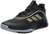 adidas Men's Own The Game 3.0 Basketball Sneaker, Black/Gold Metallic/Solid Grey, 8