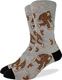 Good Luck Sock Men's Bigfoot Socks, Big & Tall, Shoe Size 13-17