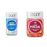 OLLY Lovin Libido Capsules for Women, Laser Focus Gummies with Ginseng, 36 Count
