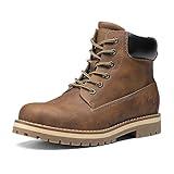 Bruno Marc Men's Insulated Winter Casual Boots Outdoor Warm Cold-Weather Work Boots,Brown,Size 11,SBSB226M-1