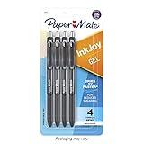 Paper Mate Ink Joy Retractable Gel Pen, Bold Point (1.0mm),Black (2061416), Pack of 4