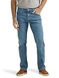 Wrangler Authentics Men's Classic 5-Pocket Regular Fit Jean, Vintage Blue Flex, 38W x 30L