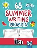 65 Summer Writing Prompts for Kids Ages 7-10: A Summer-themed Writing Book Filled with Creative, Story, Opinion and Journal Prompts for Children